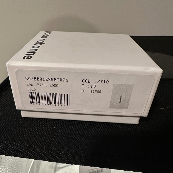 Paco Rabanne Gold Pixel Hoops - Picture 3 of 3